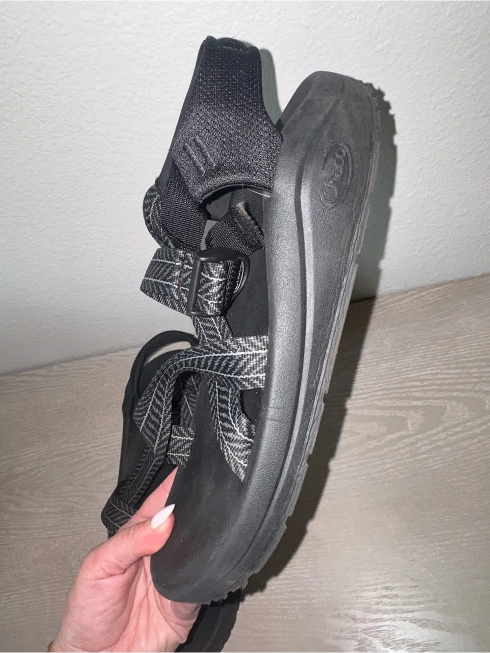 Men's CushZ Extra Cushioned Sandal black size 10